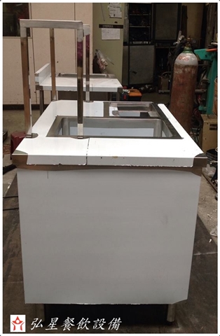 不銹鋼水槽(實例16)櫥櫃型(儲冰)水槽工作台-5